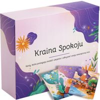 KRAINA SPOKOJU Edukowisko – KARTY POMAGAJĄCE ZNALEŹĆ UKOJENIE MOC + ołówek