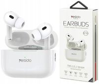Yesido Słuchawki BT16 Bluetooth 5.1 WHITE / BIAŁY