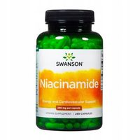 Swanson Niacinamide NIacynamid 250mg 250 kapsułek Niacyna