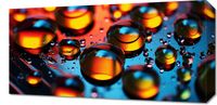 Obraz 60x30cm Krople Bliskiej Wody