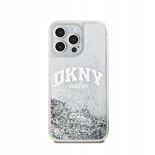 Etui do iPhone 15 Pro Max DKNY Liquid Glitter Case Cover Plecki Białe na Arena.pl