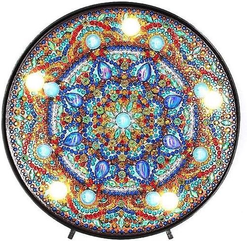 Dekoracja DIY lampka LED kryształki diamenty na Arena.pl