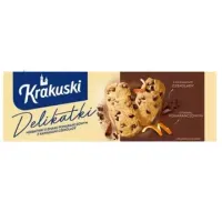 KRAKUSKI HERBATNIKI DELIKATKI POMARAŃCZ Z CZEKOLADĄ 125G
