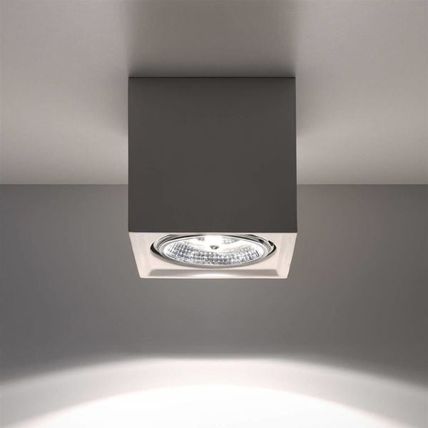 Minimalistyczny downlight ceramiczny SL.0850 kostka biała zdjęcie 3