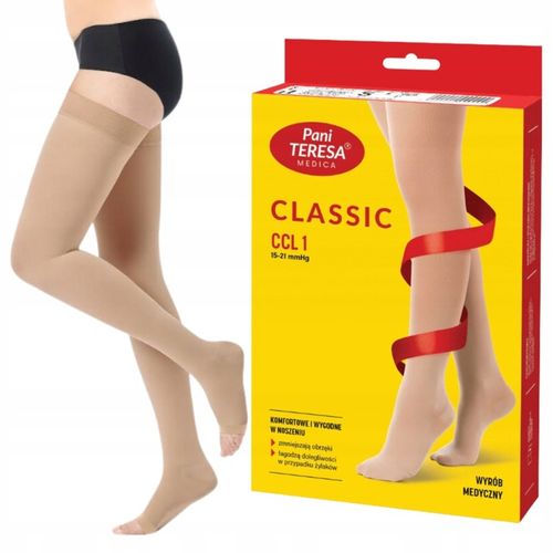 PANI TERESA POŃCZOCHY UCISKOWE CCL1 NA ŻYLAKI 1 STOPNIA PALCE ODKRYTE M na Arena.pl