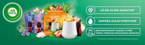 AIR WICK Aromatyczna Mgiełka Odświeżacz Powietrza Spokojna 20 ml Komplet na Arena.pl