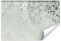 Fototapeta Do Sypialni Natura Delikatne LIŚCIE Kwiaty Rośliny 300cm x 210cm