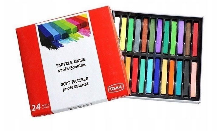 PASTELE SUCHE 24 KOL TO-580 TOMA zdjęcie 1