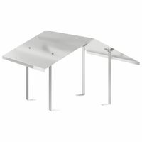 Kurtka kominkowa Srebrny 60 x 60 x 38 cm Stal nierdzewna