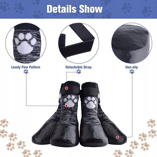 SKARPETY ANTYPOŚLIZGOWE DLA PSA ROZM. XXL na Arena.pl