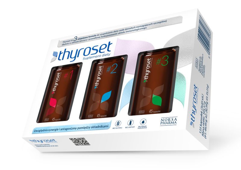 THYROSET tarczyca hasimoto 3x45 kaps. zdjęcie 1