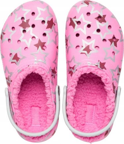 Dziecięce Ocieplane Buty Klapki Chodaki Crocs Classic Disco Clog 29-30 na Arena.pl