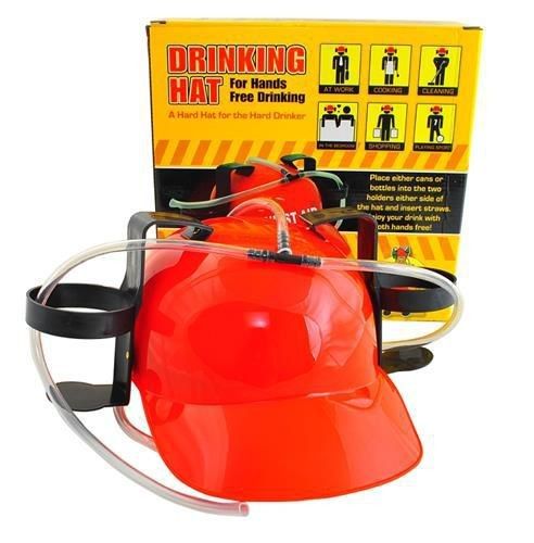 Kask piwny czerwony na Arena.pl