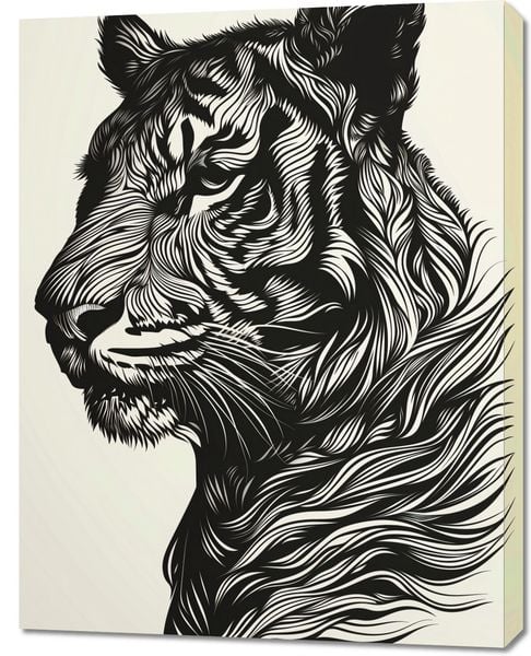 Obraz 70x90cm Tygrysi Gwizd zdjęcie 1