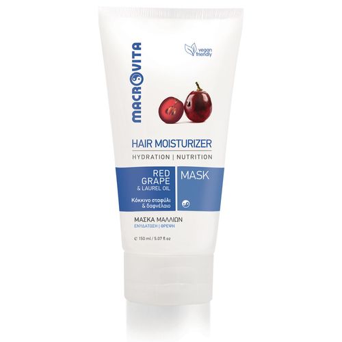 MACROVITA naturalna maska do włosów silnie nawilżająca z czerwonymi winogronami i olejem laurowym 150ml na Arena.pl
