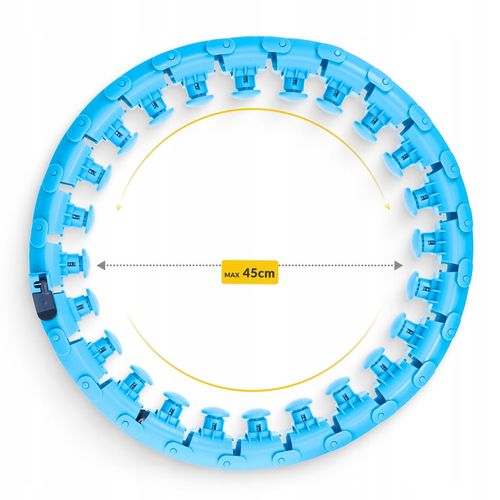 HULA HOP ODCHUDZAJĄCE Z OBCIĄŻENIEM OBCIĄŻNIKIEM SMART Z WYPUSTKAMI HULAHOP na Arena.pl