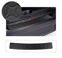 JEEP RENEGADE SUV 2014 Listwa Nakładka na Zderzak Tylni Czarna ABS