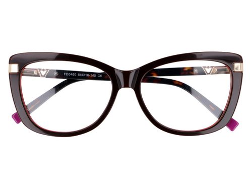 Okulary zerówki oprawka cat eye na Arena.pl