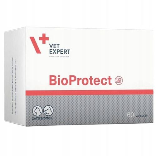 Probiotyk dla psów i kotów na biegunkę Vet Expert Bioprotect 60 kapsułek na Arena.pl