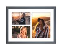 Ramka na 3 zdjęcia Hekla 30x40x3 galeria srebrny 1szt.