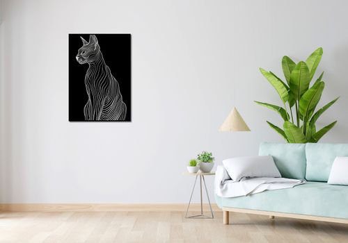 Plakat 59,4x84,1cm Minimalny Kontur na Arena.pl