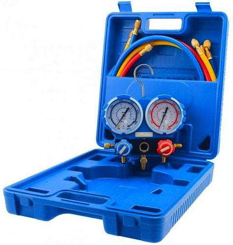 ZESTAW MANOMETRÓW DO KLIMATYZACJI Value R-32/R-410A/R-407C/R-134A + WALIZKA na Arena.pl