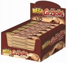 Grześki Mega bez polewy 34g 32szt zdjęcie 1