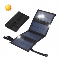 SOLARNY PANEL 20W SKŁADANA PRZENOŚNA POLIKRYSTALICZNA ŁADOWARKA MATA USB