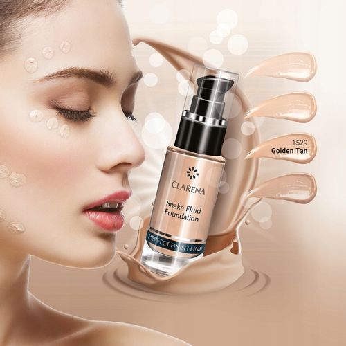 Clarena PODKŁAD DO TWARZY KRYJĄCY Golden Tan 30ml Fluid Foundation Kremowy na Arena.pl