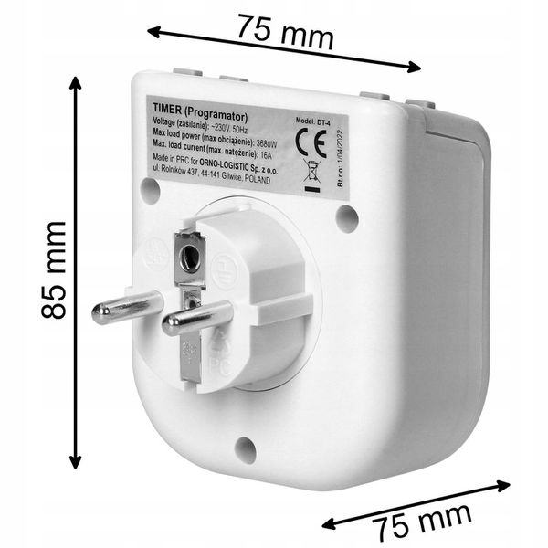 PROGRAMATOR CZASOWY WŁĄCZNIK WYŁĄCZNIK TIMER LCD zdjęcie 2