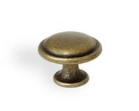 Gałka 24221Z030 Bosetti Marella Rozstaw w mm - 0 - (1 wkręt), Kolor pokrycia - Stare złoto patynowane