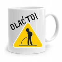 Kubek Prezent Śmieszny Zabawny Olać To! Z Nadrukiem Ze Zdjęciem