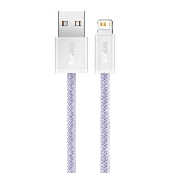 kabel usb do lightning baseus dynamic 2, 2.4a, 1m (fioletowy) zdjęcie 4
