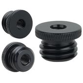 adapter tuleja redukcja 1/4" na 5/8 statywowa czarna statyw lampy 12 mm