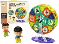 Klocki Magnetyczne Budowle 3D Diabelski Młyn