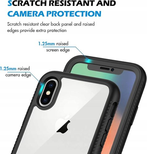 ETUI PANCERNE PRZÓD I TYŁ ARMOR 360 DO IPHONE X/XS na Arena.pl