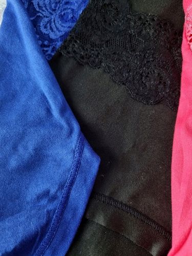 6x ODDYCHAJĄCE BAMBUSOWE MAJTKI FIGI KORONKOWE Z WYSOKIM STANEM 3XL #25 na Arena.pl