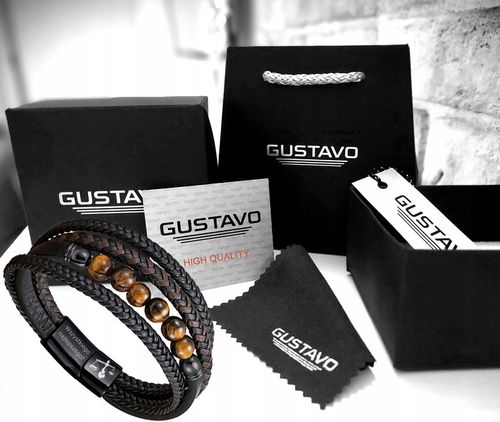 Bransoletka TYGRYSIE OKO dla taty GRAWER CZARNA na Arena.pl