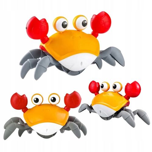 UCIEKAJĄCY PEŁZAJĄCY KRAB CHODZĄCY ZABAWKA INTERAKTYWNA dla DZIECKA LED XL na Arena.pl