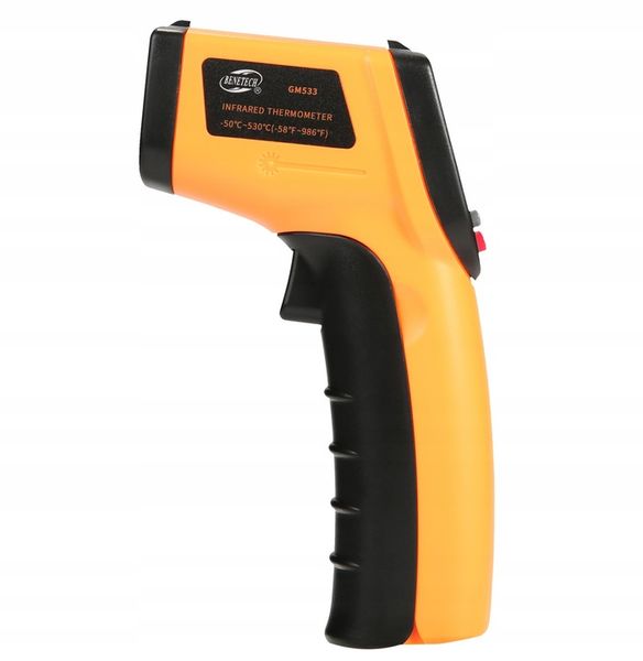 PIROMETR TERMOMETR LASEROWY BEZDOTYKOWY MIERNIK TEMPERATURY -50 +530 st.C zdjęcie 11
