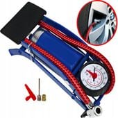 POMPKA NOŻNA ROWEROWA SAMOCHODOWA MOCNA KOŃCÓWKI