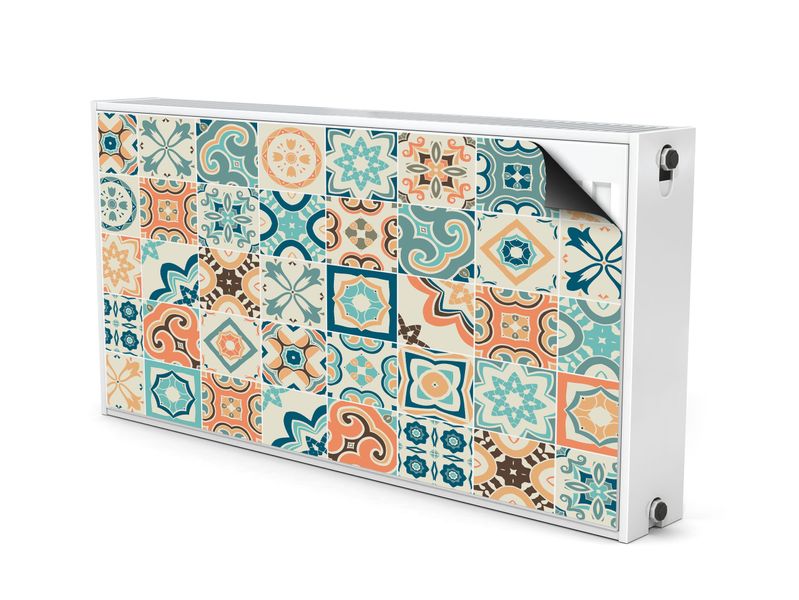 Osłona MAGNETYCZNA Grzejnika Marokańska Mozaika Imitacja Płytek 100cm x 60cm zdjęcie 2