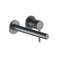 PI bateria umywalkowa podtynkowa komplet, grafit szczotkowany