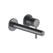 PI bateria umywalkowa podtynkowa komplet, grafit szczotkowany