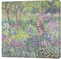 Obraz 100x100cm The Artist’s Garden in Giverny, Monet Vintage