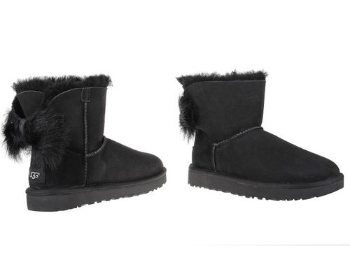 Buty UGG Fluff Bow Mini 1094967-BLK - 38 na Arena.pl
