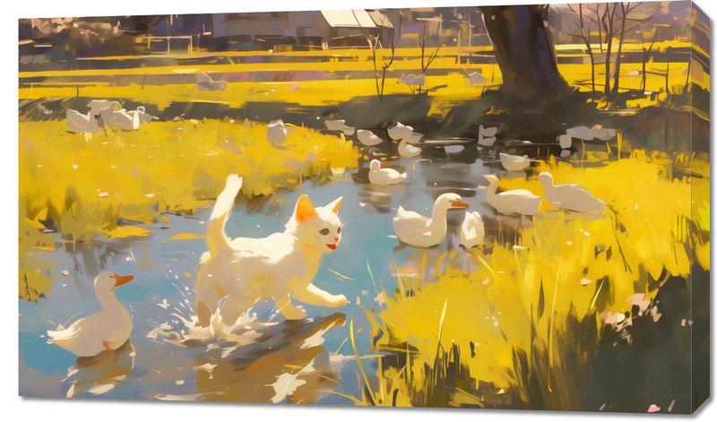 Obraz 100x60cm Słońce na Wsi zdjęcie 1
