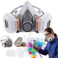 MASKA PYŁOWA LAKIERNICZA PÓŁMASKA KOMPLET ZESTAW Z FILTRAMI 6200 QSKY