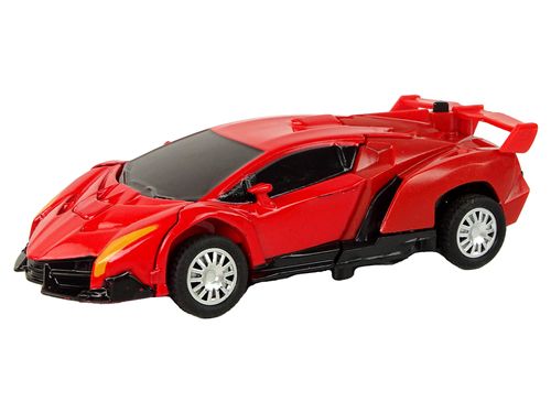 Zestaw 2w1 Auto Robot Transformers Czerwony Pomarańczowy na Arena.pl