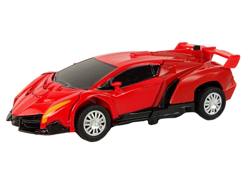 Zestaw 2w1 Auto Robot Transformers Czerwony Pomarańczowy zdjęcie 3